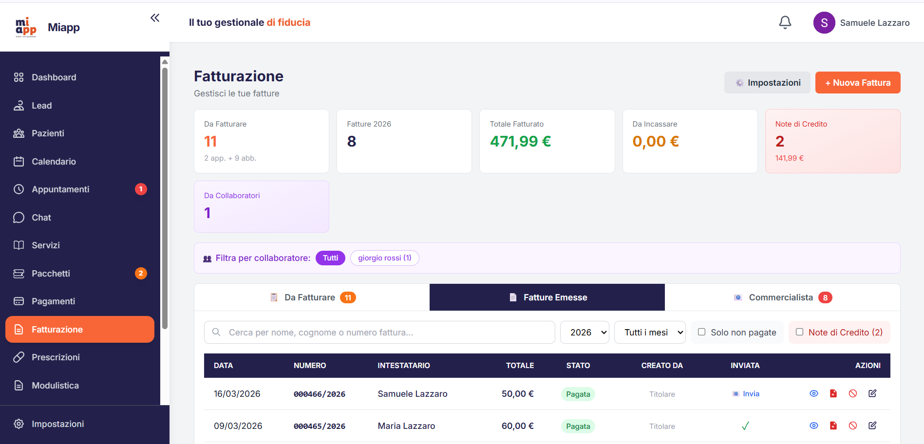 Fatturazione Automatica