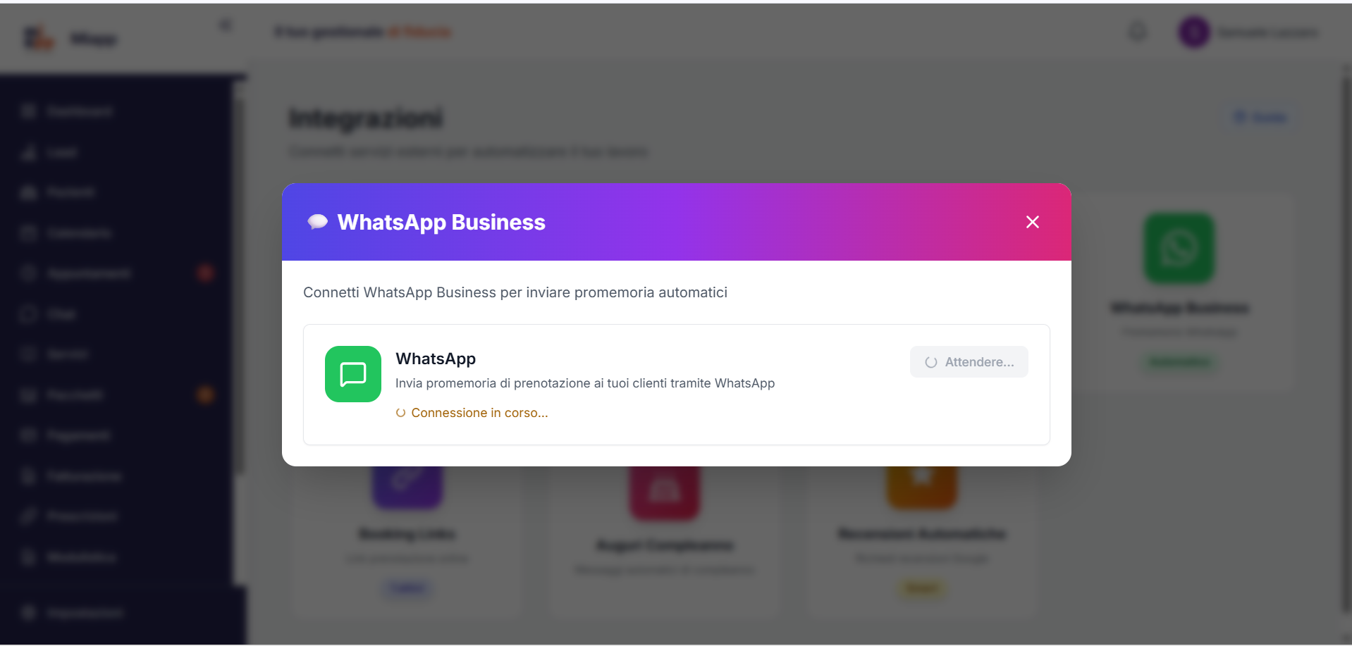 WhatsApp col Tuo Numero